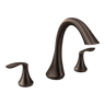 Moen T943ORB Eva Oil Rubbed Bronze Two-Handle High Arc Roman Tub Faucet Trim