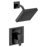 Moen TS2712BL 90 Degree Matte Black Posi-Temp Shower Only Trim