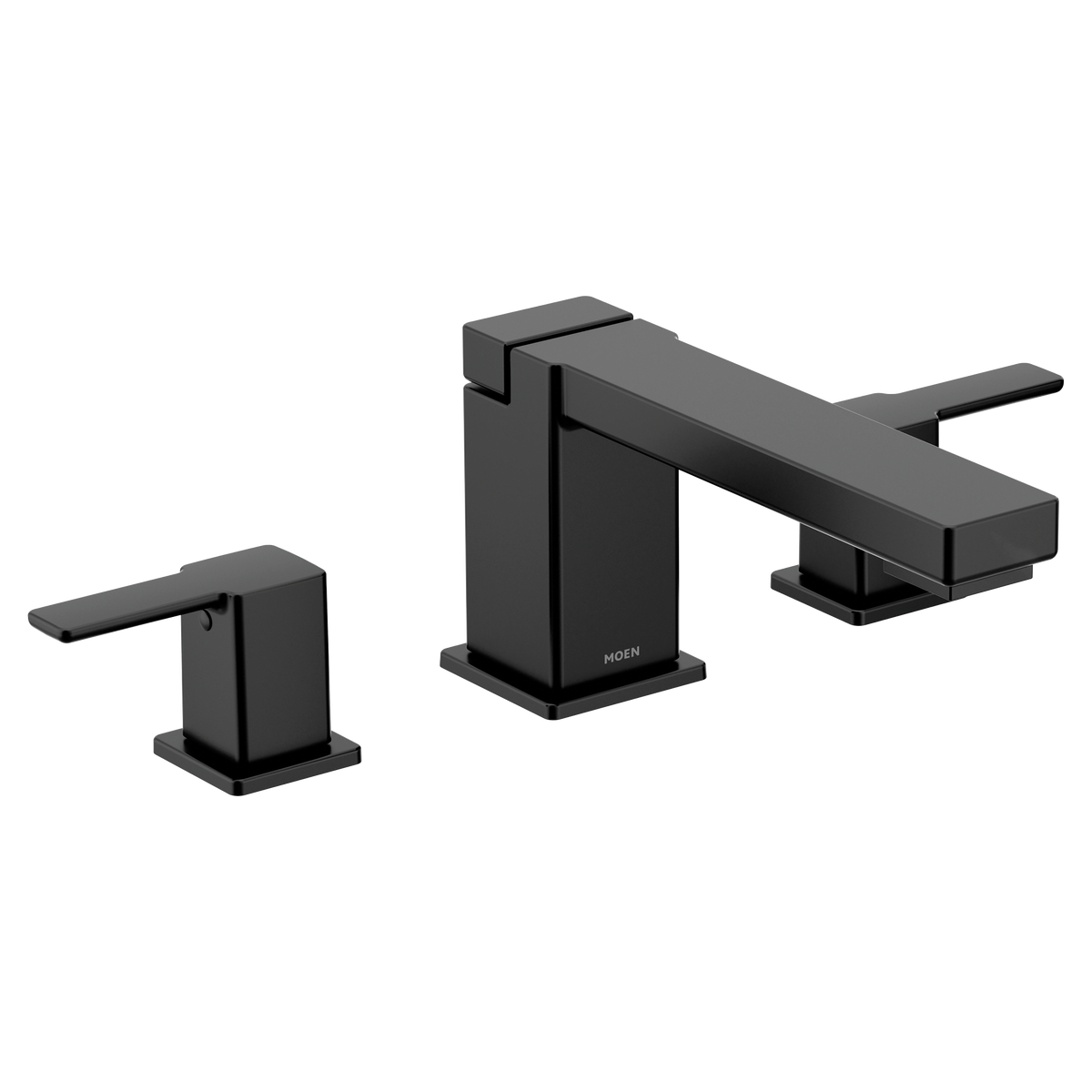 Moen TS913BL 90 Degree Matte Black Two-Handle High Arc Roman Tub Faucet