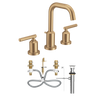 Moen TV6142BZG Gibson Bronzed Gold Two-Handle High Arc Widespread Bathroom Faucet, Valve Included