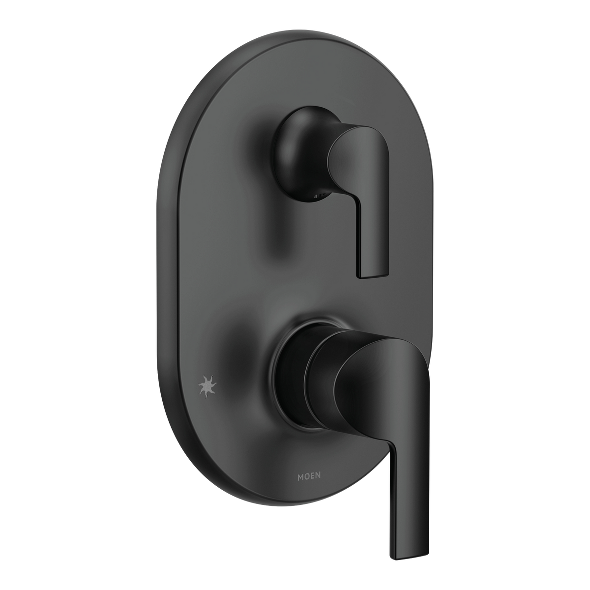 Moen UTS2611BL Doux Matte Black M-CORE 3-Series with Integrated Transfer Valve Trim