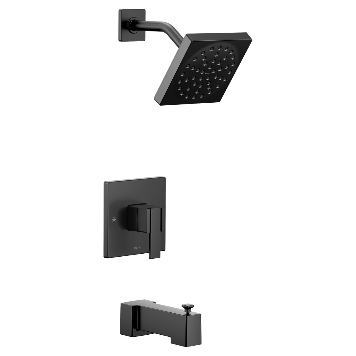 Moen UTS3713EPBL 90 Degree Matte Black M-CORE 3-Series Tub/Shower