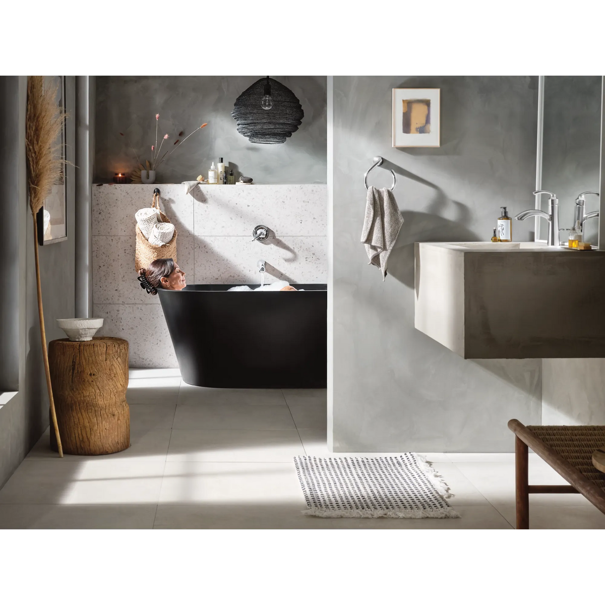 Moen 6170BL Bathroom Faucets Matte Black — view 8